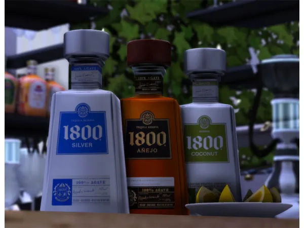 Alpha 1800 Tequila Deco by afrosimtricsimmer - The Sims 4 Custom Content