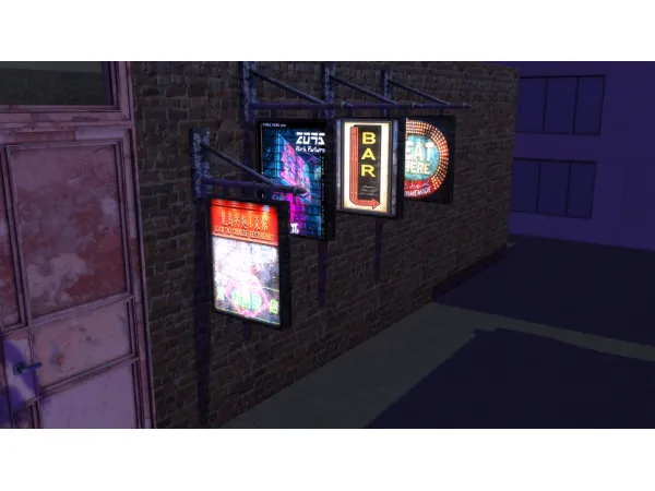 Alpha dung sign 04 - The Sims 4 Custom Content