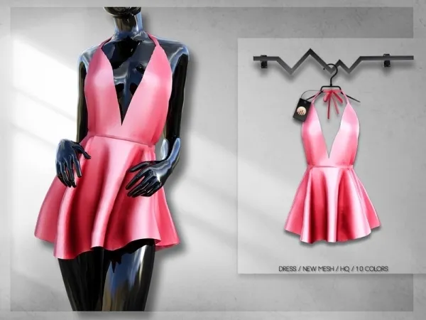 Alpha busra tr's Dress BD283 - The Sims 4 Custom Content