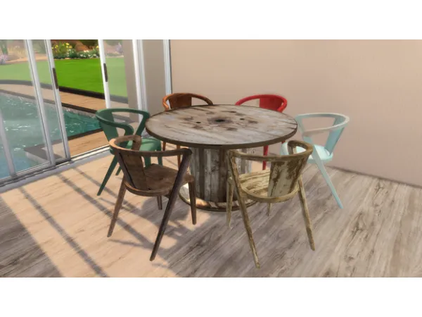 Alpha Unique Diningroom ECO Friendly sims by Nordica - The Sims 4 Custom Content