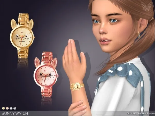 Alpha feyona's Bunny Watch For Kids - The Sims 4 Custom Content