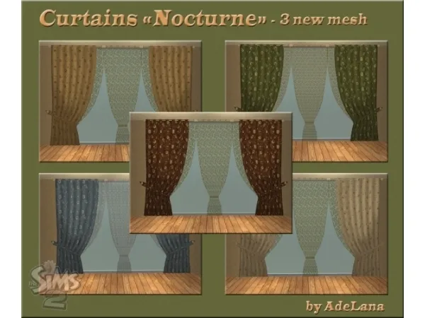 Curtains - The Sims 2 Custom Content