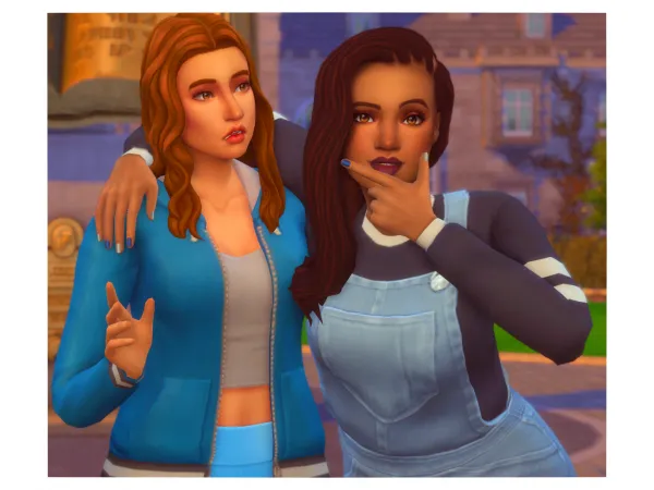 Alpha Friendship Photo Shoot Poses - The Sims 4 Custom Content