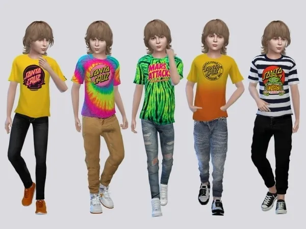 Maxis Match McLayneSims' Santa Cruz Kids - The Sims 4 Custom Content