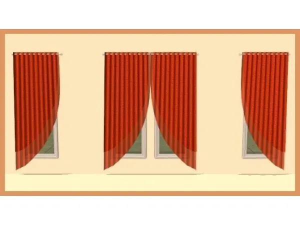 Curtains set - The Sims 2 Custom Content