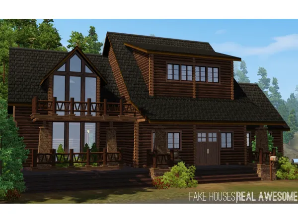 Shady Spruce Lodge - The Sims 3 Custom Content