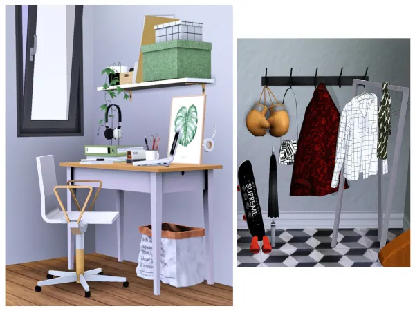 Conversion of some MXIMS Hay Vitra objects - The Sims 3 Custom Content