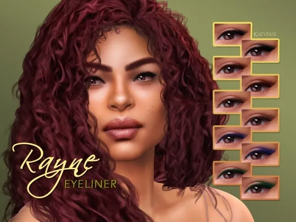 Mix Rayne Eyeliner - The Sims 4 Custom Content