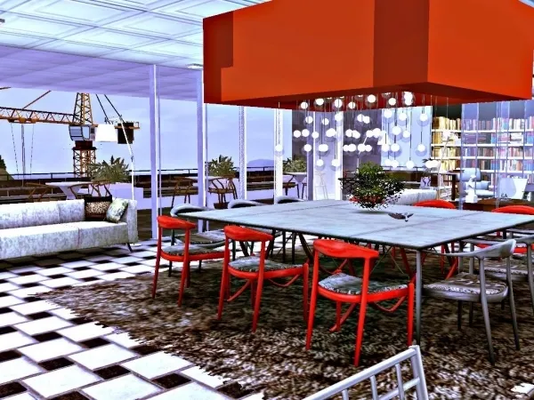 DeLux Bridgeport Penthouse by Milla - The Sims 3 Custom Content
