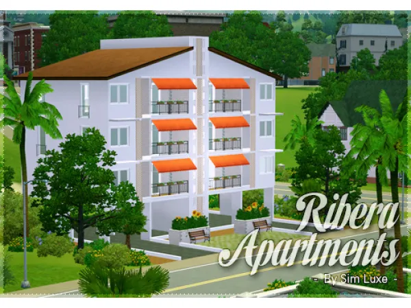 Ribera Apartments - The Sims 3 Custom Content