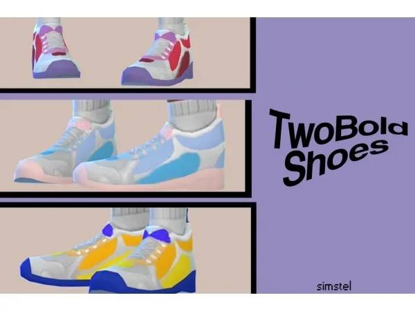 Maxis Match Two Bold Shoes - The Sims 4 Custom Content