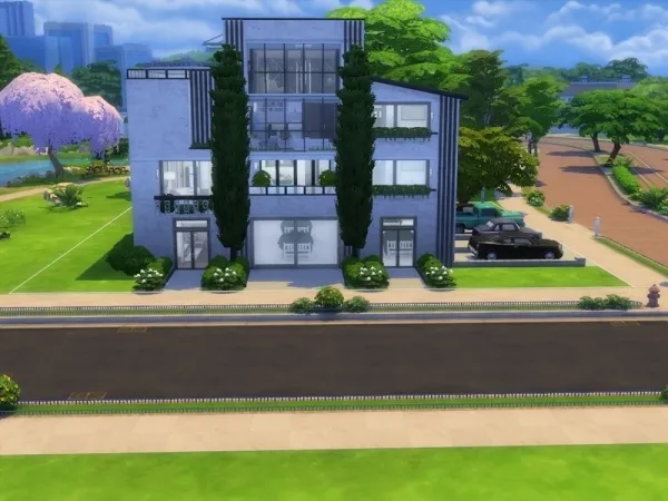 Alpha AS_Noroi's Modern Penthouse - The Sims 4 Custom Content