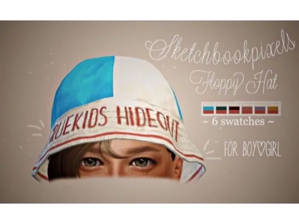 Maxis Match Floppy Hat - The Sims 4 Custom Content
