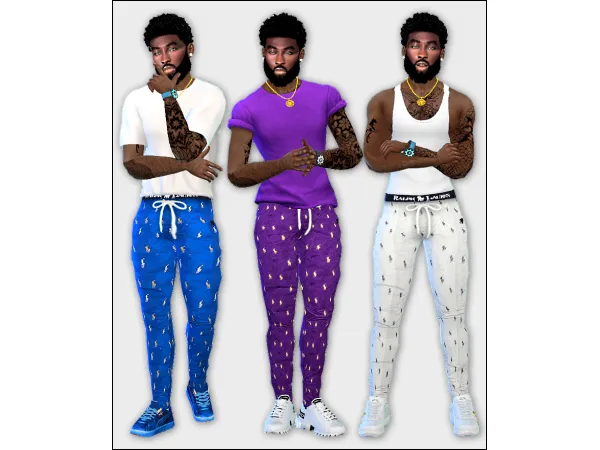 Alpha Ralph Lauren Joggers - The Sims 4 Custom Content