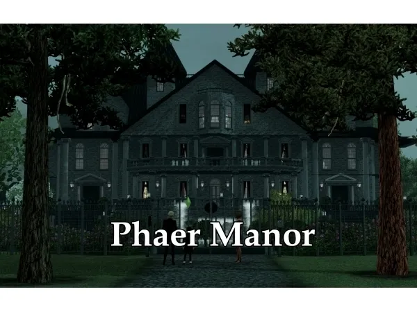 Phaer Manor [NOCC] by peridew - The Sims 3 Custom Content