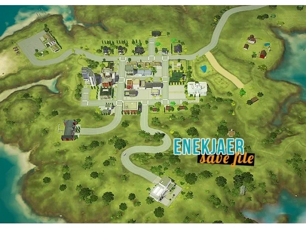 EnekjaerIsland by icansleepicandream - The Sims 3 Custom Content