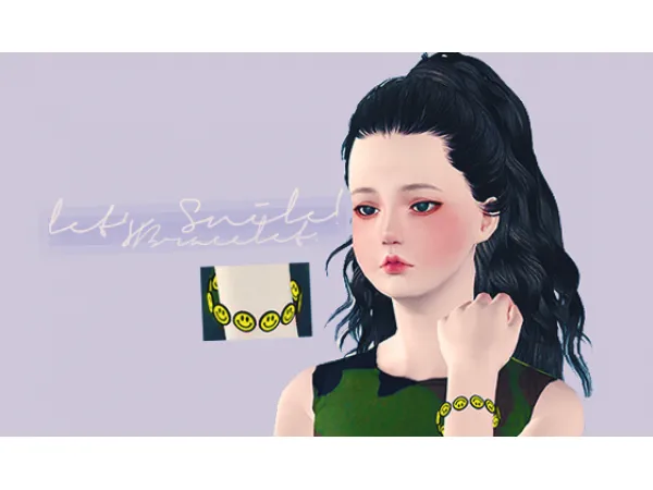 Let's Smile Bracelet - The Sims 3 Custom Content