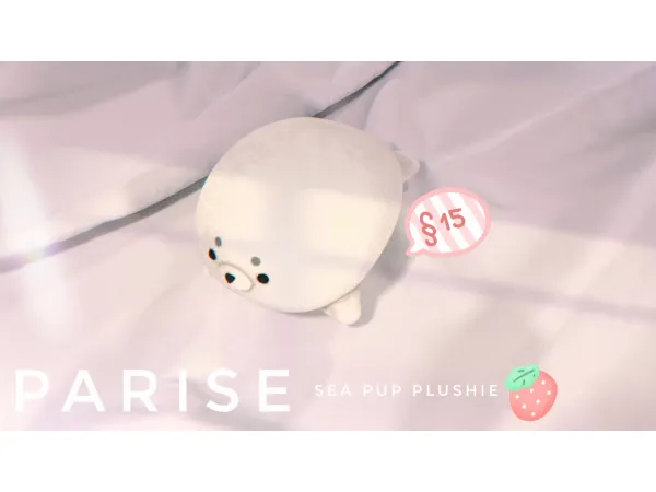 Alpha SEA PUP PLUSHIE - The Sims 4 Custom Content