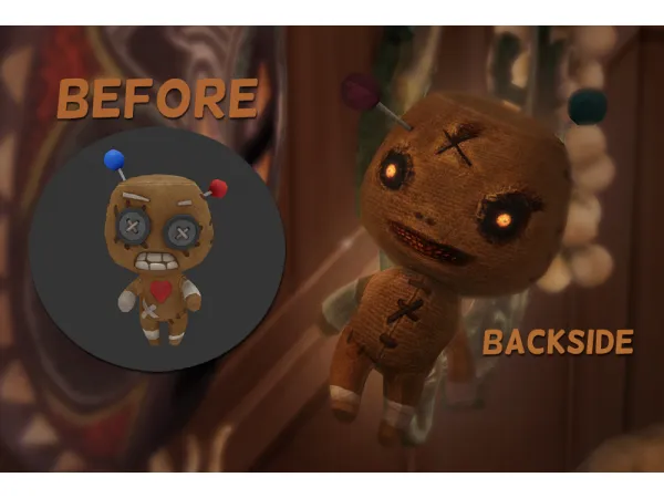 Alpha Alector hex doll Override - The Sims 4 Custom Content