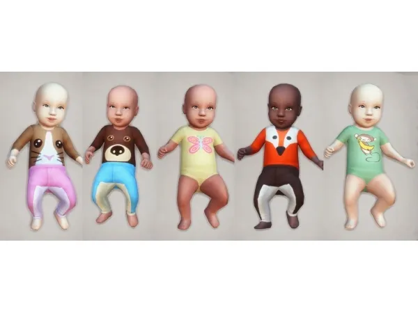 Maxis Match Baby Defaults 20 - The Sims 4 Custom Content