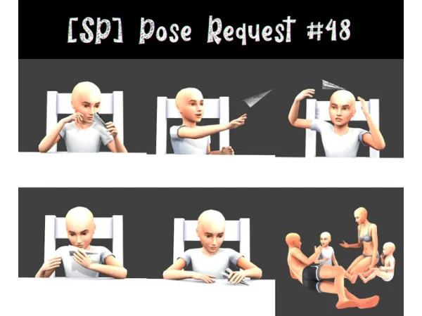 Alpha [SP] Pose Request 48 - The Sims 4 Custom Content