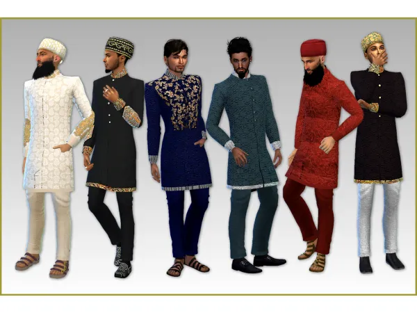 Alpha Gloriana Dashiki Pakistani YM - The Sims 4 Custom Content