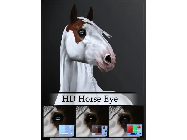 Horse Eye Mod - The Sims 3 Custom Content
