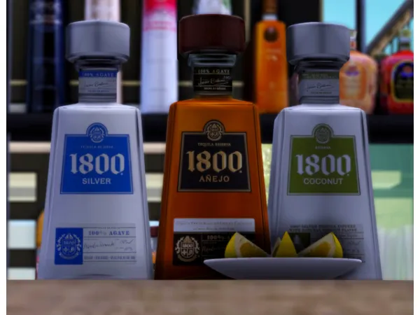 Alpha 1800 Tequila Deco by afrosimtricsimmer - The Sims 4 Custom Content