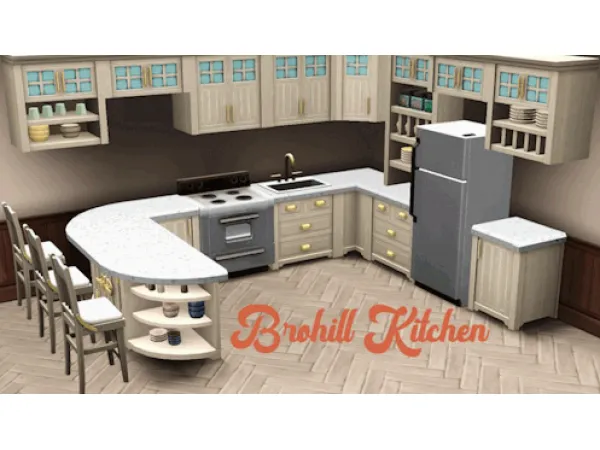 BroHill Kitchen - The Sims 3 Custom Content