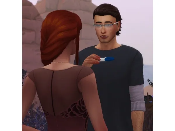 Alpha Im Pregnant Pose Pack - The Sims 4 Custom Content