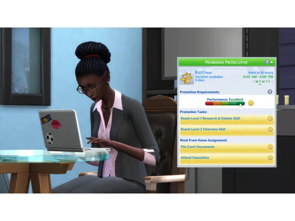 Mix Missing File Court Documents computer interaction a temporary fix by Temetra - The Sims 4 Custom Content