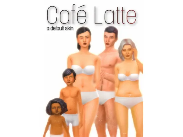 Maxis Match Café latte a default skin - The Sims 4 Custom Content