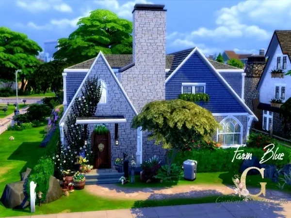 Alpha GenkaiHaretsu's Farm Blue - The Sims 4 Custom Content