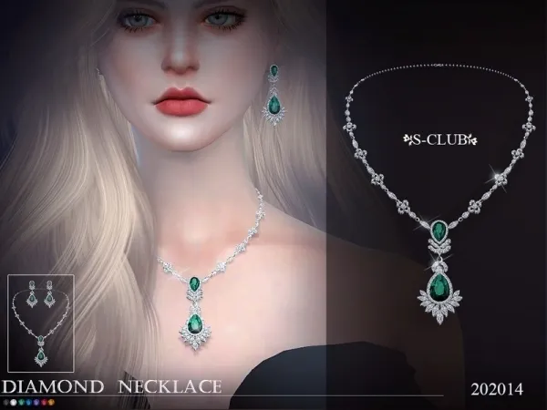 Alpha S Club LL Necklace 202014 - The Sims 4 Custom Content