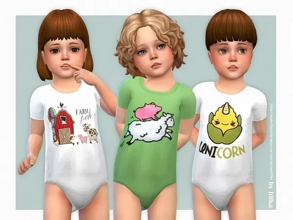Maxis Match lillka's Farmer Onesie - The Sims 4 Custom Content