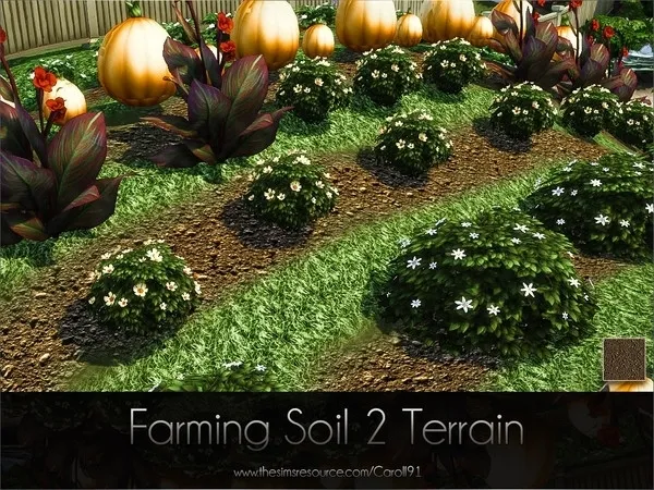 Farming Soil 2 Terrain - The Sims 4 Custom Content