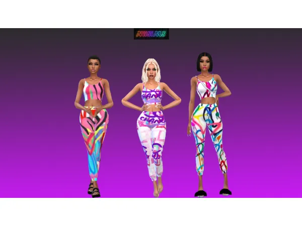 Maxis Match Graffiti Set - The Sims 4 Custom Content
