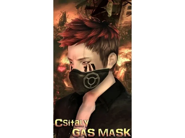 Accessory Gas Mask - The Sims 3 Custom Content