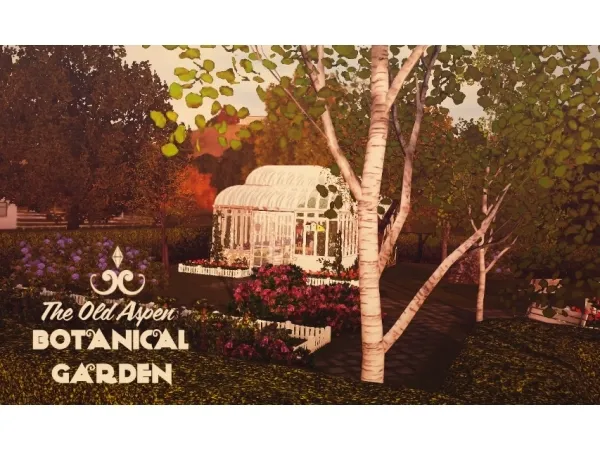 OTANICAL GARDEN - The Sims 3 Custom Content