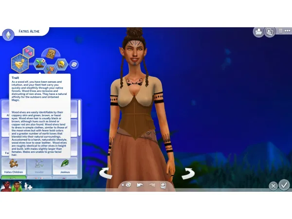 Maxis Match Dungeons Dragons Races as Traits by Emoria - The Sims 4 Custom Content
