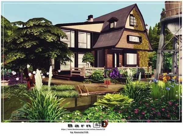Alpha Danuta720's Barn - The Sims 4 Custom Content