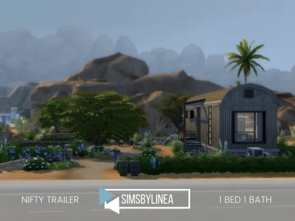 Maxis Match SIMSBYLINEA's Nifty Trailer - The Sims 4 Custom Content