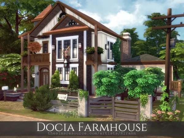Alpha Rirann's Docia Farmhouse - The Sims 4 Custom Content
