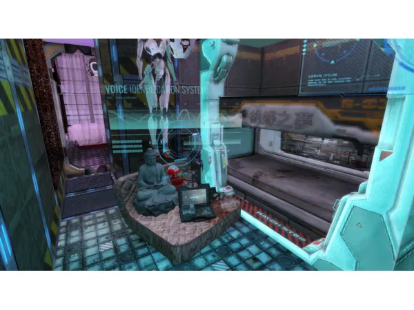 Alpha dung cyber punk floor 01 - The Sims 4 Custom Content
