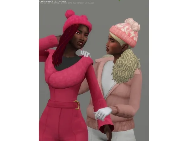 Maxis Match CUTE BEANIE by simsfinds - The Sims 4 Custom Content