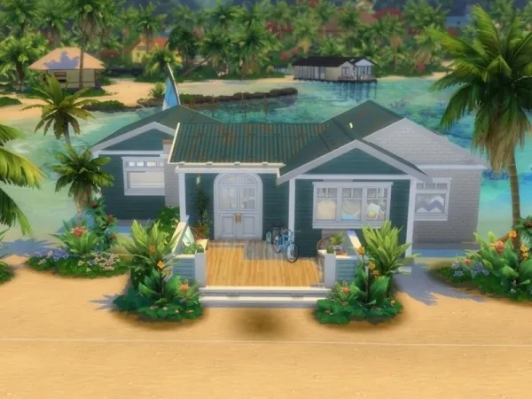 Alpha FancyPantsGeneral112's Sulani Beach House - The Sims 4 Custom Content