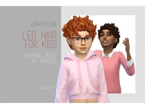 Kids Hair Conversion ‘Leo’ by sim-saurus