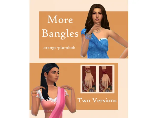 Maxis Match More Bangles - The Sims 4 Custom Content