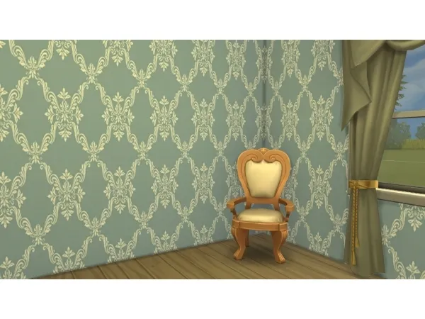 Alpha Feeling Vintage Wallpaper by ashuriasims - The Sims 4 Custom Content