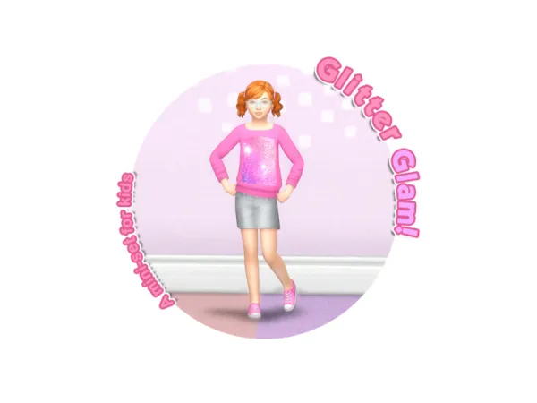 Maxis Match Glitter Glam - The Sims 4 Custom Content